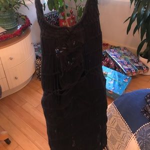 Victoria’s Secret fringe bathing suit coverup